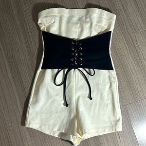 Strapless stretchy romper, XS/S
